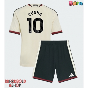 Manchester United Matheus Cunha #10 Tredje trøje Børn 2026-27 Kort ærmer (+ korte bukser)